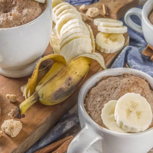Mug cake à la banane
