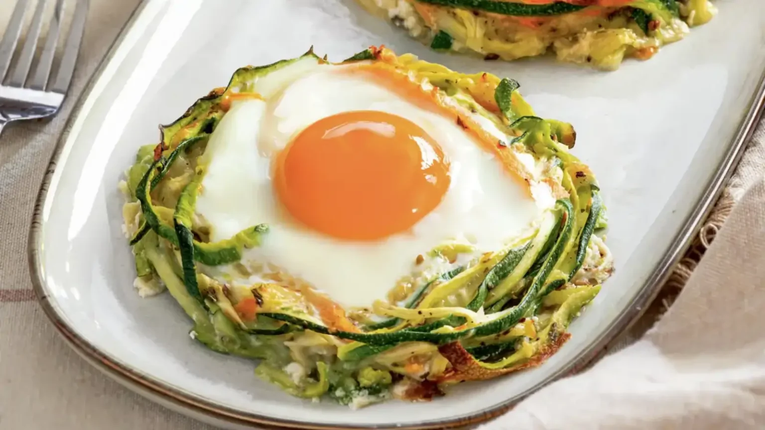 Recette express : Ces œufs cocotte aux courgettes sont prêts en 20 minutes Œufs cocotte aux courgettes et tomates cerises avec jaune coulant