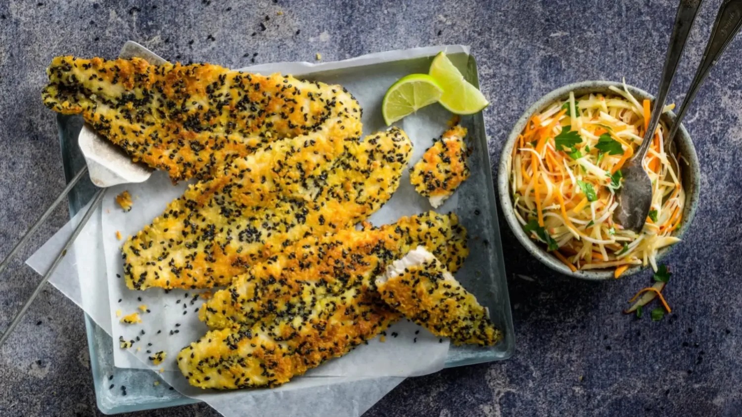 Poisson pané maison : la croûte croustillante au sésame qui change tout Poisson pané maison