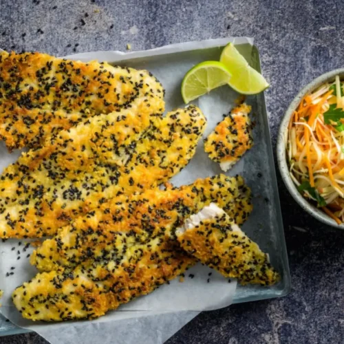 Poisson pané maison