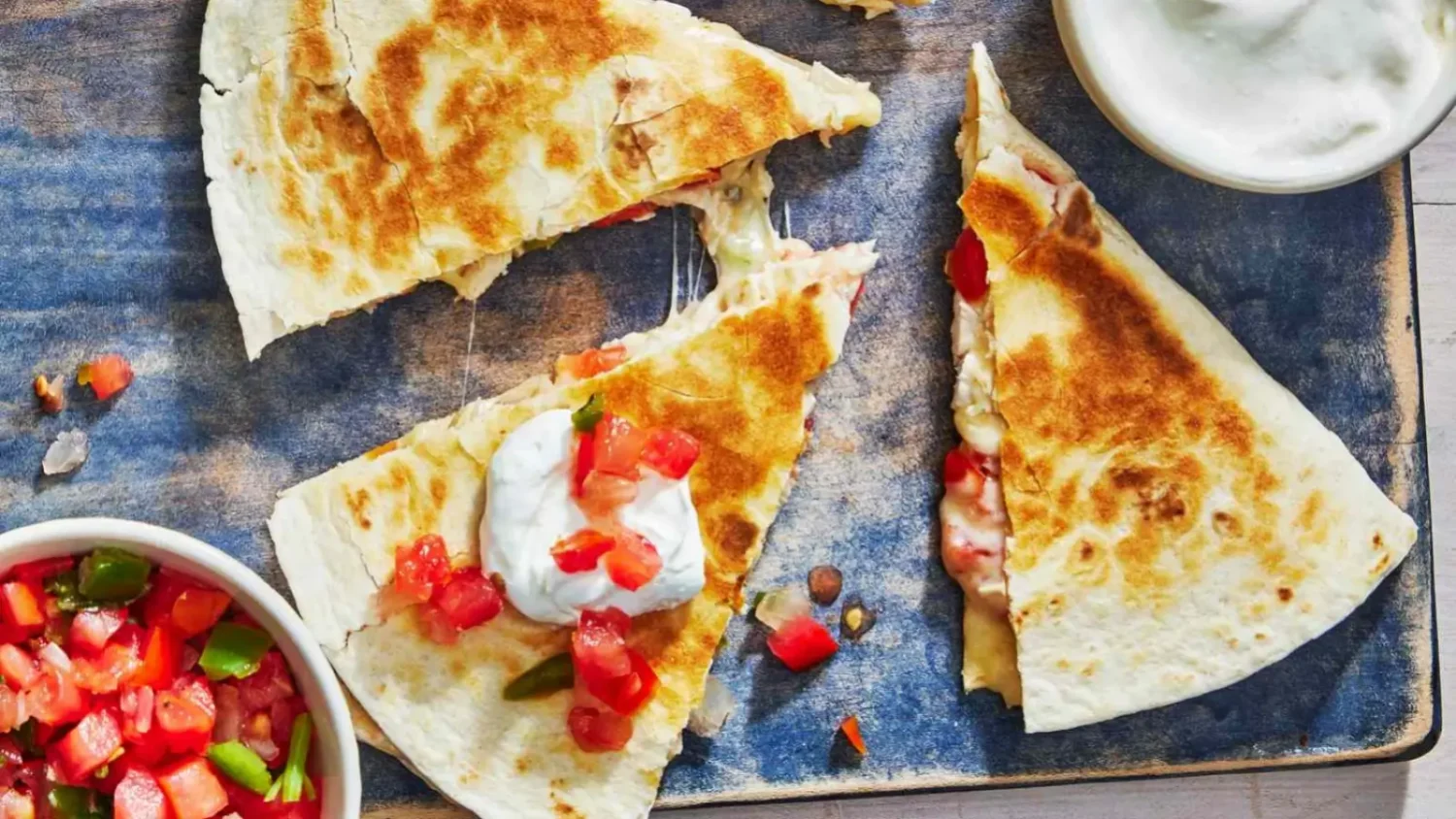 Quesadilla au poulet : le fromage fondant qui change tout Quesadilla au poulet