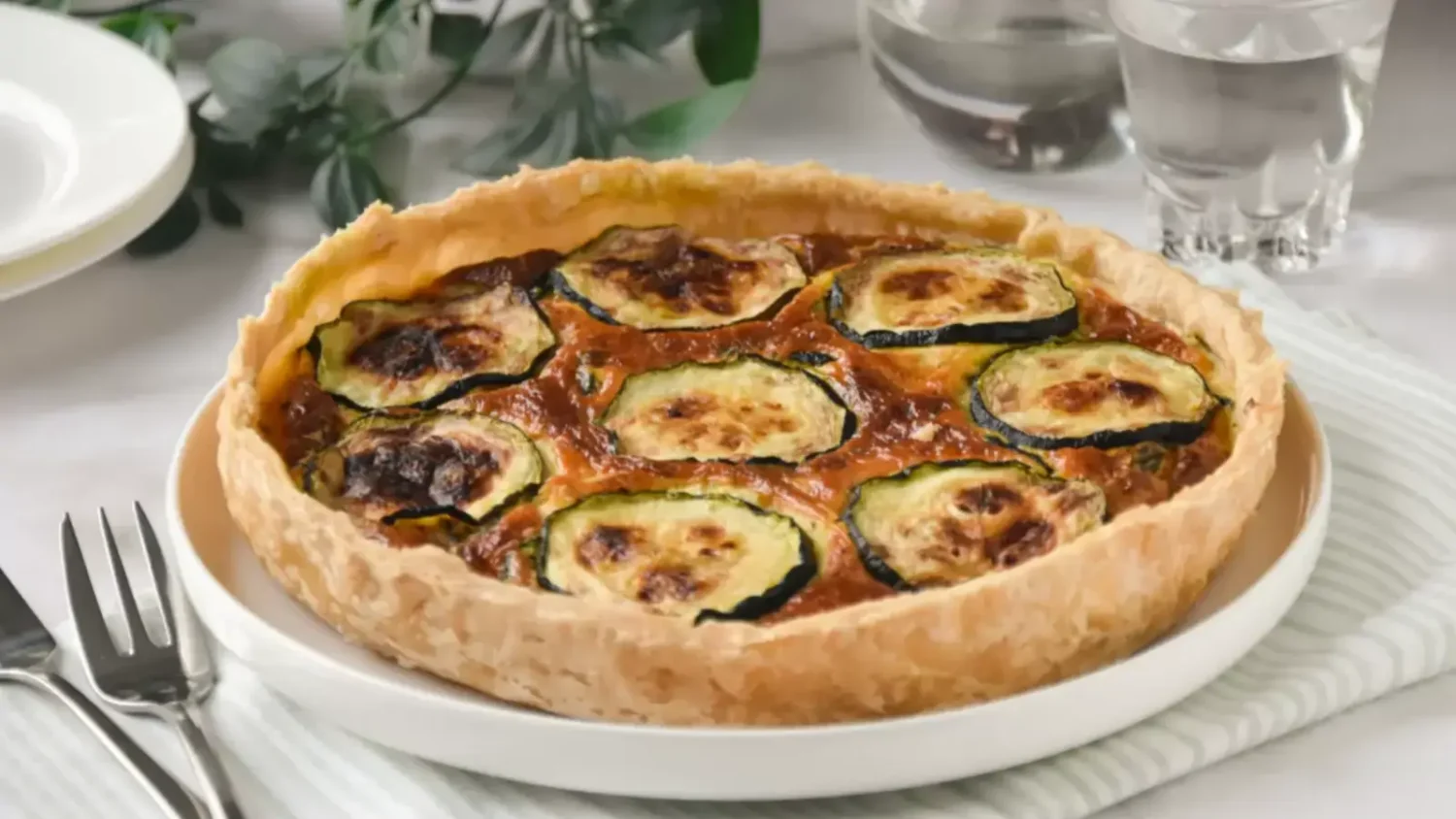 Quiche courgette et fromage : la version qui ne rend jamais bourbeuse au milieu Quiche courgette et fromage