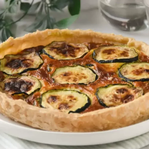 Quiche courgette et fromage