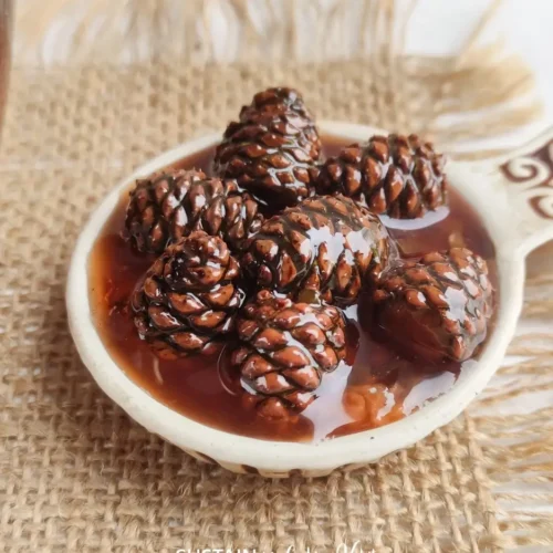 Recette Pommes de pin confites au sirop