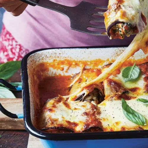 Roulés d’aubergines à la sicilienne