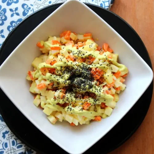 Salade de carottes céleri-rave pomme