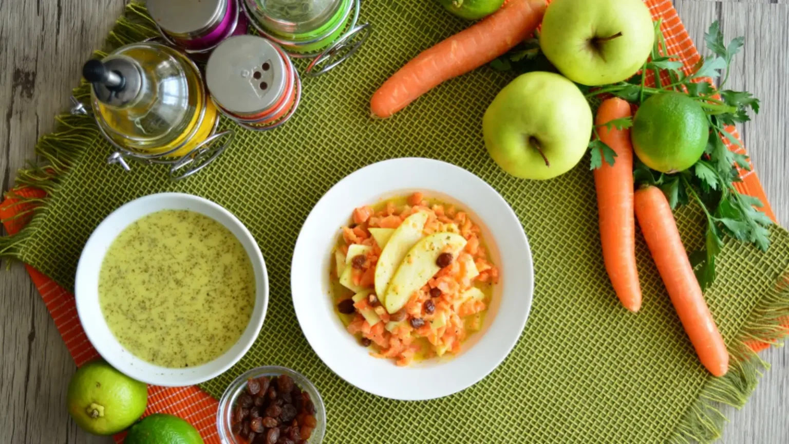 Salade de carottes et pommes