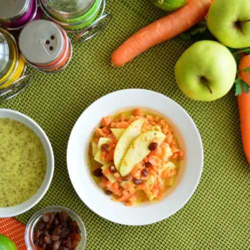 Salade de carottes et pommes