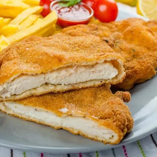 Schnitzel viennois à la panure gonflée et croustillante