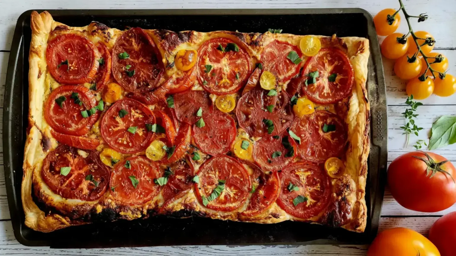 Tarte à la tomate : l’astuce simple pour une pâte bien croustillante Tarte à la tomate