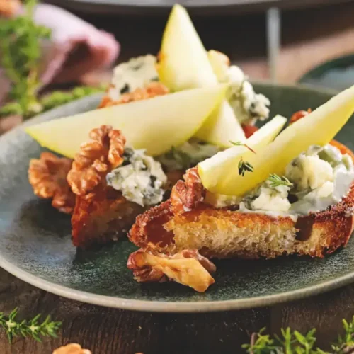 Toasts au roquefort