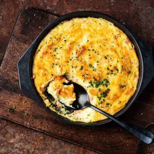 Purée de pommes de terre gratinée