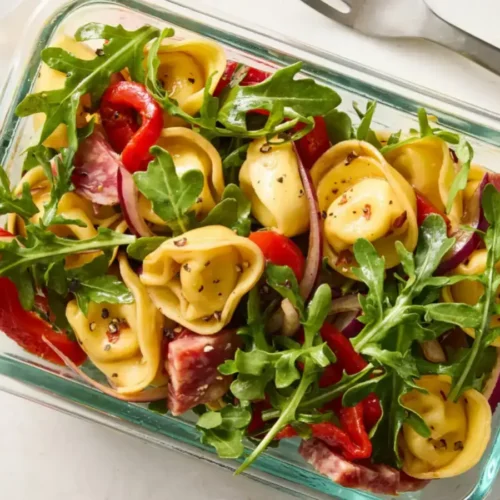 Salade de tortellinis à préparer à l’avance