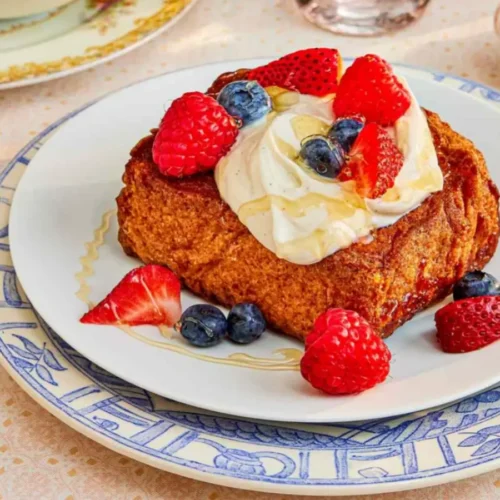 Toast au beurre de miel