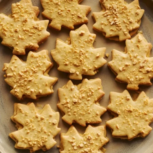 Biscuits feuille d’érable