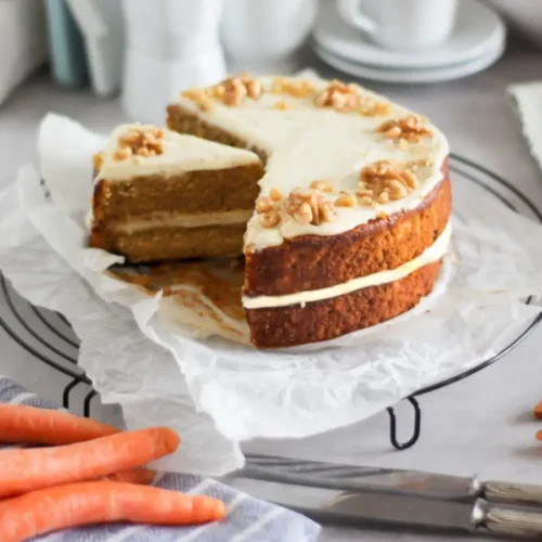 Carrot cake aux noix de pécan
