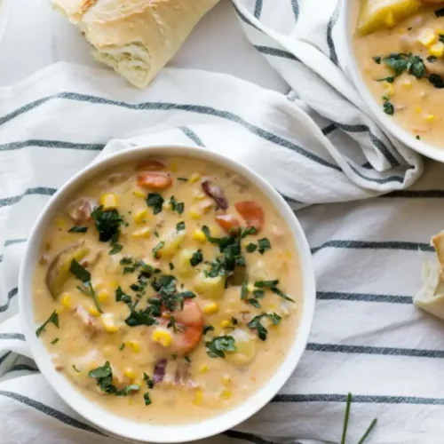 Chowder de maïs crémeux