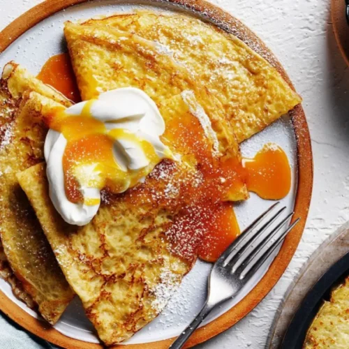 Crêpes à la vanille