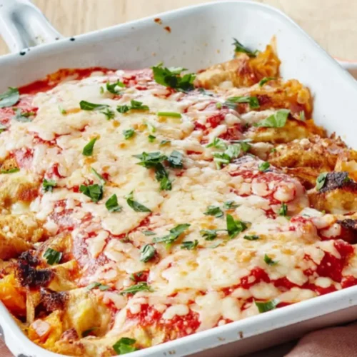 Crêpes farcies au poulet