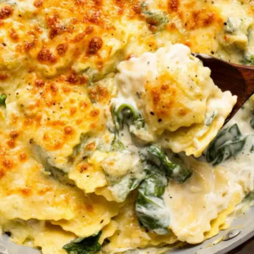 Ravioli aux épinards et artichauts