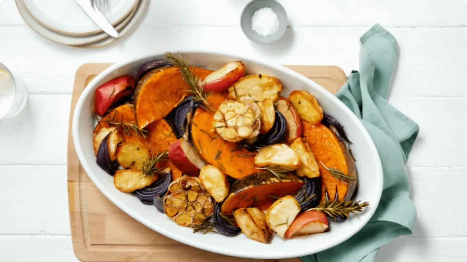 Légumes d’automne rôtis au four