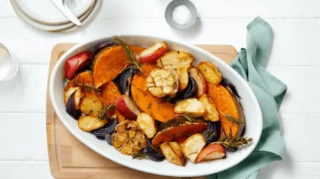 Légumes d’automne rôtis au four