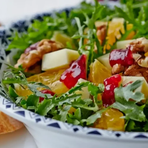 Salade de roquette orange noix