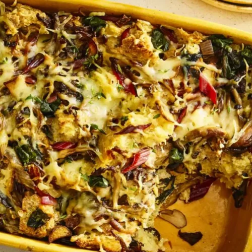 Strata aux champignons