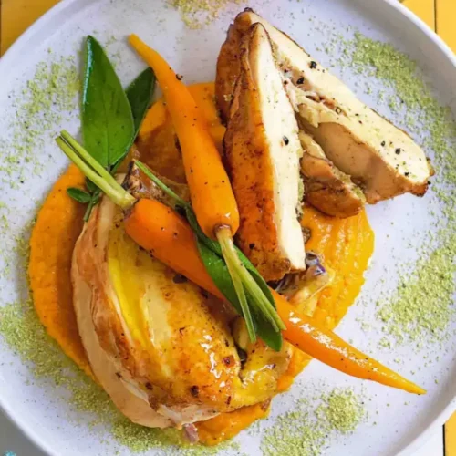 Suprême de poulet rôti