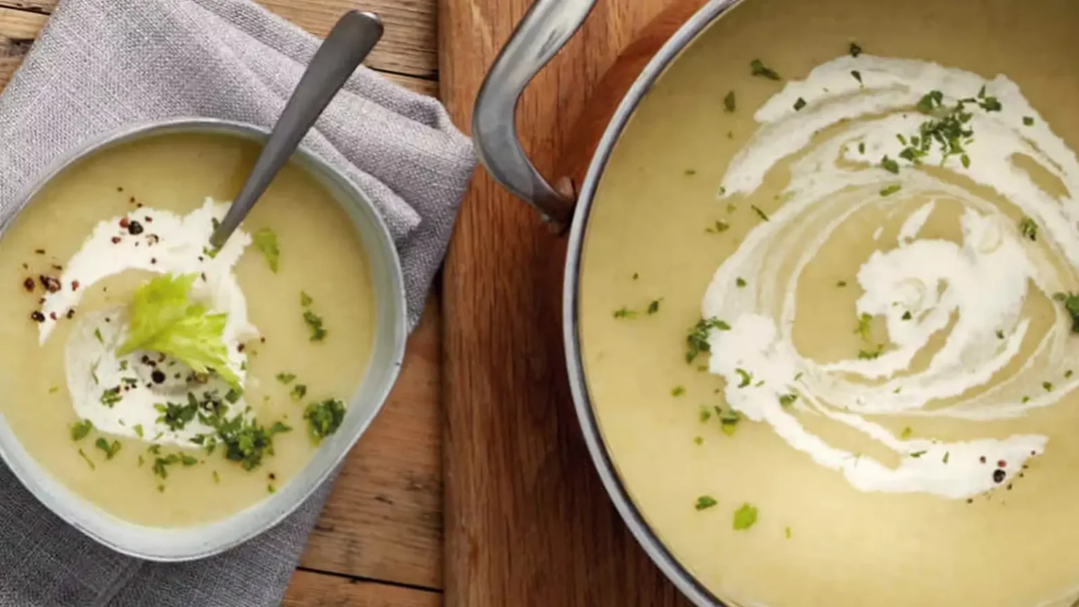 Velouté de céleri-rave : l’astuce pour une soupe ultra-onctueuse Velouté de céleri-rave