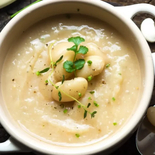 Velouté de haricots blancs